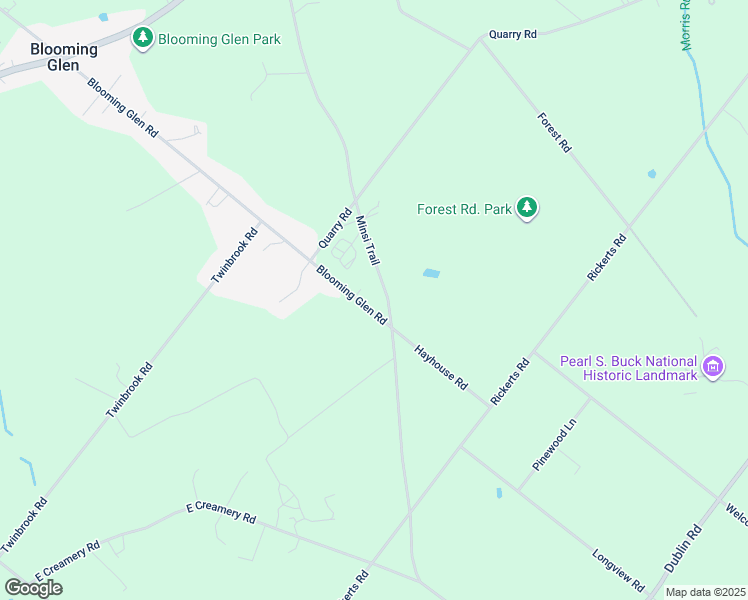 map of restaurants, bars, coffee shops, grocery stores, and more near 920 Minsi Trail in Perkasie