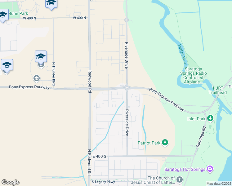 map of restaurants, bars, coffee shops, grocery stores, and more near 37 Tule Valley Court in Saratoga Springs