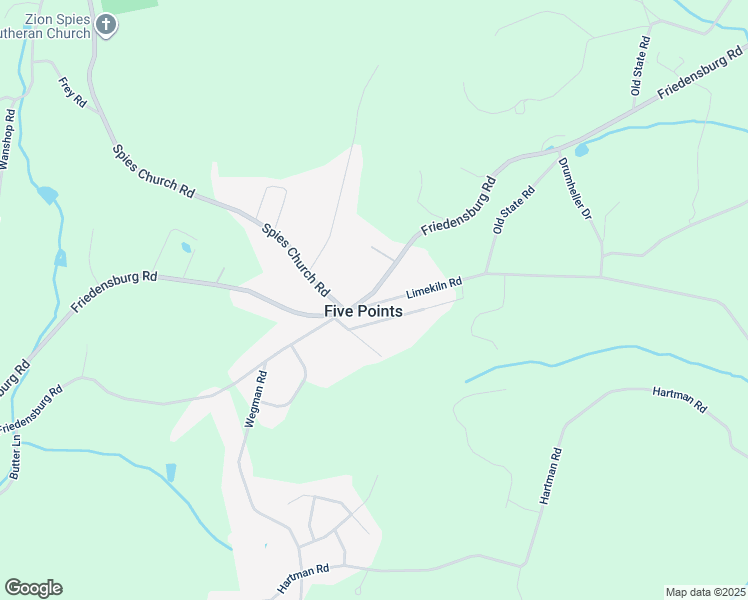 map of restaurants, bars, coffee shops, grocery stores, and more near 1911 Friedensburg Road in Reading