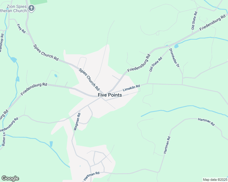 map of restaurants, bars, coffee shops, grocery stores, and more near 1911 Friedensburg Road in Reading