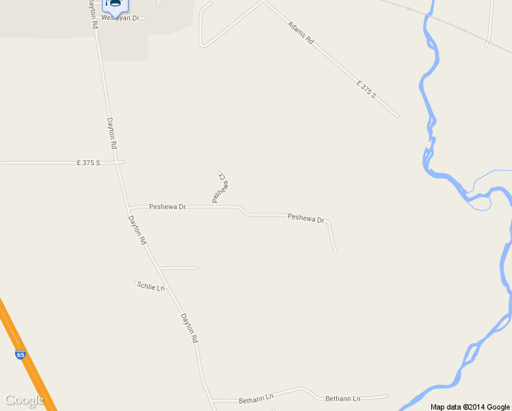 map of restaurants, bars, coffee shops, grocery stores, and more near 7624 Peshewa Drive in Lafayette