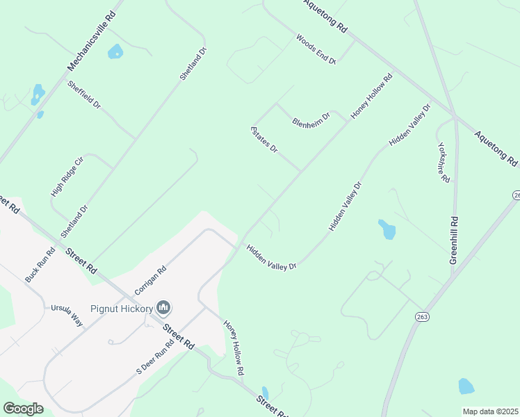 map of restaurants, bars, coffee shops, grocery stores, and more near 6069 Honey Hollow Road in Doylestown
