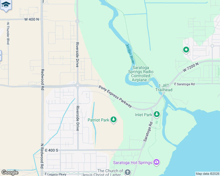map of restaurants, bars, coffee shops, grocery stores, and more near 435 Kanab Creek Dr in Saratoga Springs