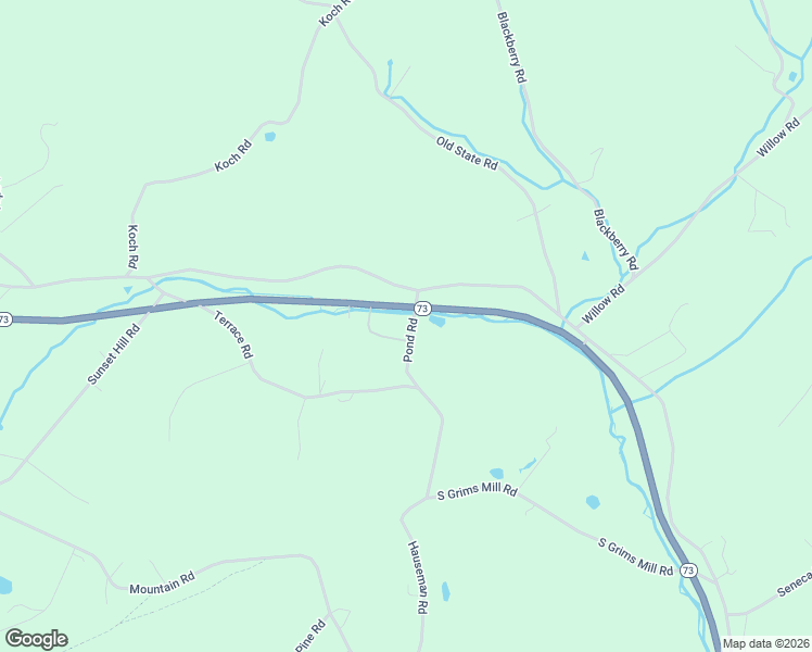 map of restaurants, bars, coffee shops, grocery stores, and more near 24 Pond Road in Boyertown