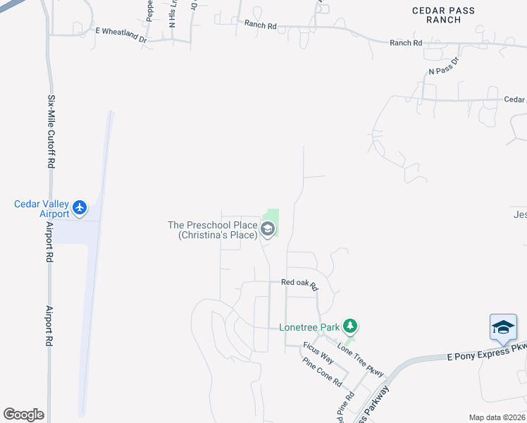 map of restaurants, bars, coffee shops, grocery stores, and more near 1857 East Thunder Gulch Road in Eagle Mountain