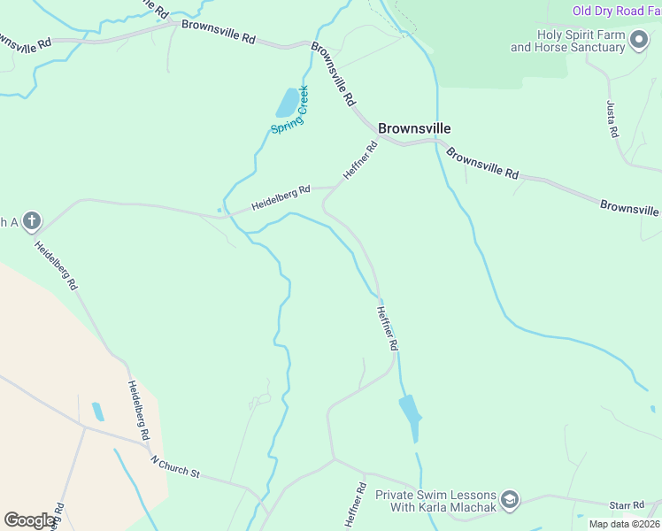 map of restaurants, bars, coffee shops, grocery stores, and more near 451 Heffner Road in Wernersville