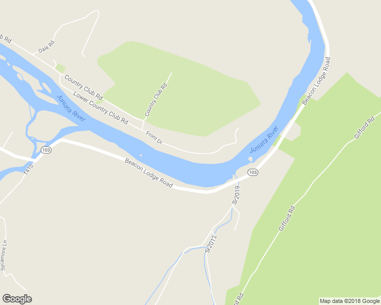 map of restaurants, bars, coffee shops, grocery stores, and more near Front Drive in Mount Union