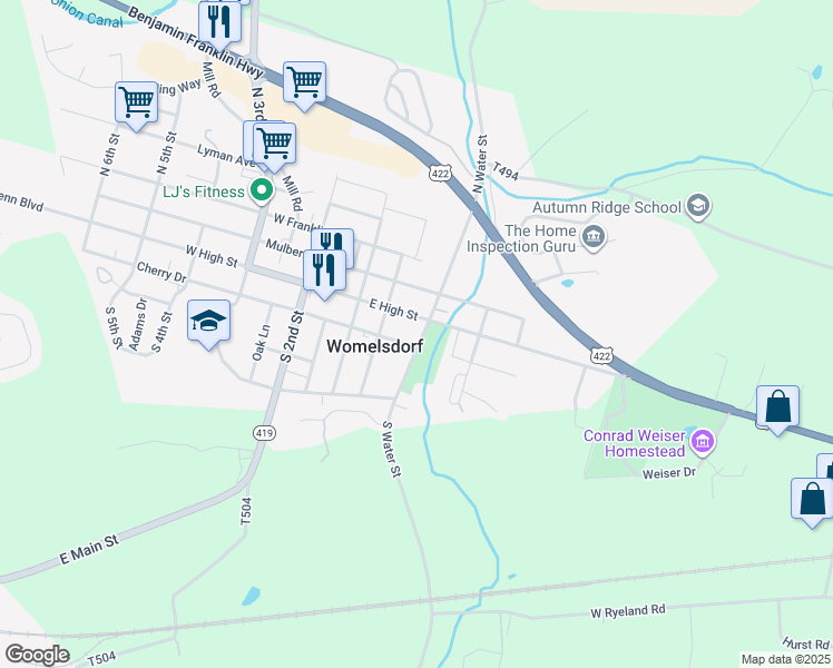 60 East High Street, Myerstown PA Walk Score