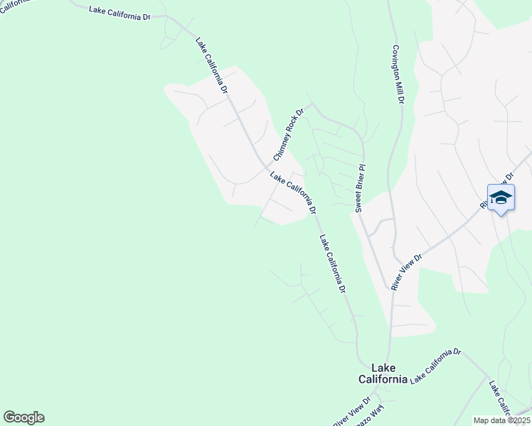 map of restaurants, bars, coffee shops, grocery stores, and more near 21920 Feather River Place in Cottonwood