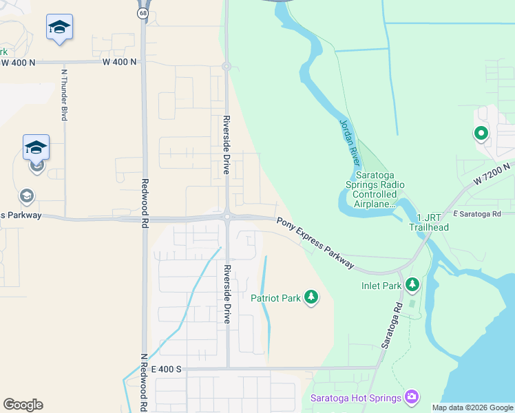 map of restaurants, bars, coffee shops, grocery stores, and more near 291 Kanab Creek Dr in Saratoga Springs