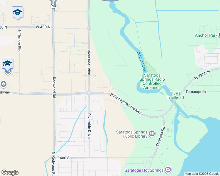 map of restaurants, bars, coffee shops, grocery stores, and more near Green River Road in Saratoga Springs