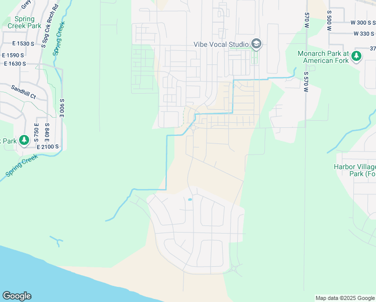 map of restaurants, bars, coffee shops, grocery stores, and more near 6885 West 7300 North in American Fork
