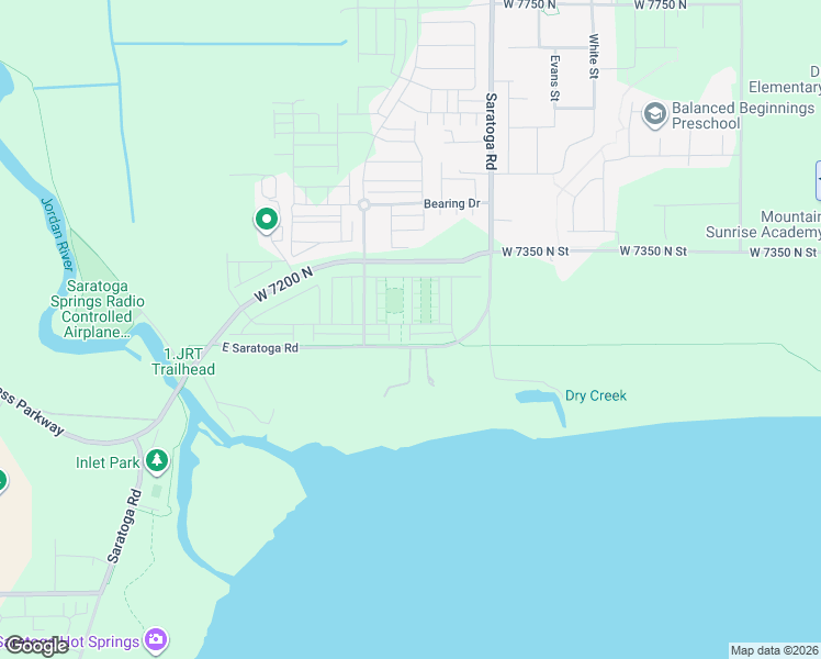 map of restaurants, bars, coffee shops, grocery stores, and more near 1103 East Hatch Row in Saratoga Springs