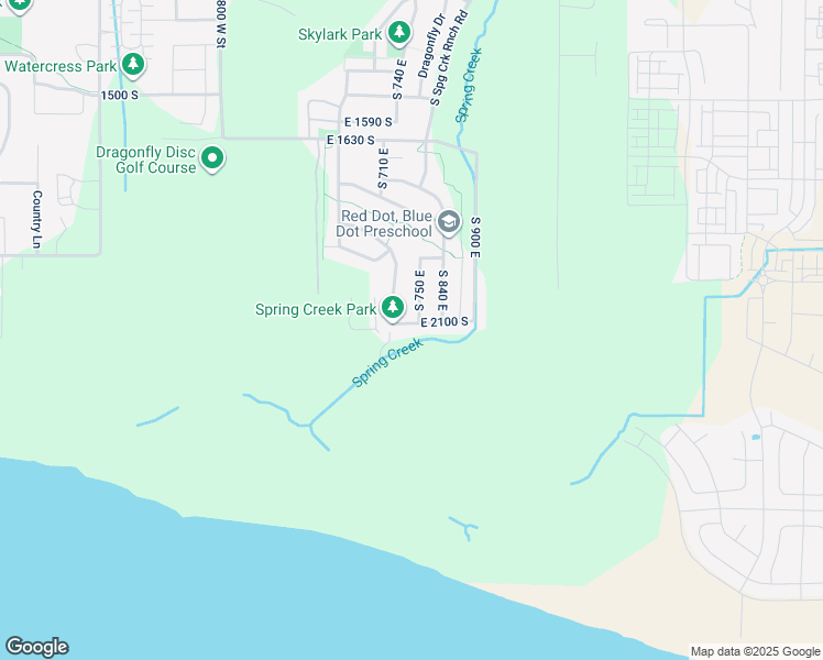 map of restaurants, bars, coffee shops, grocery stores, and more near 762 East 2100 South in Lehi