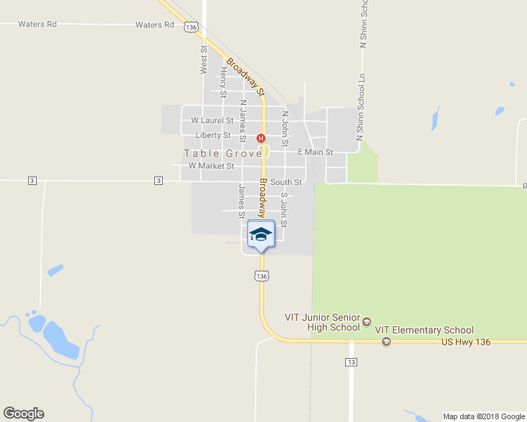 map of restaurants, bars, coffee shops, grocery stores, and more near 401 Broadway Street in Table Grove