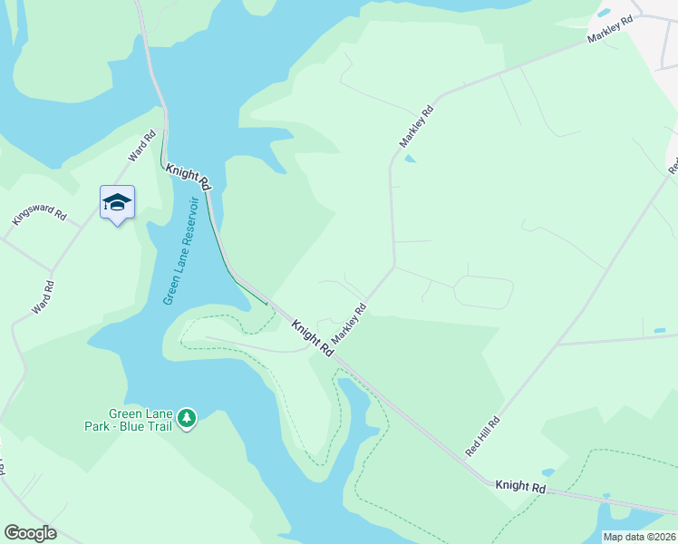 map of restaurants, bars, coffee shops, grocery stores, and more near 1559 Markley Road in Pennsburg