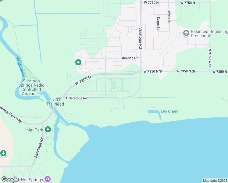 map of restaurants, bars, coffee shops, grocery stores, and more near 64 North Drydock Row in Saratoga Springs