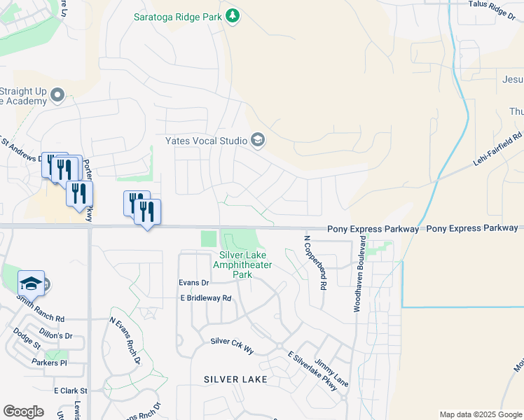 map of restaurants, bars, coffee shops, grocery stores, and more near 87 Foxmoor Way in Saratoga Springs
