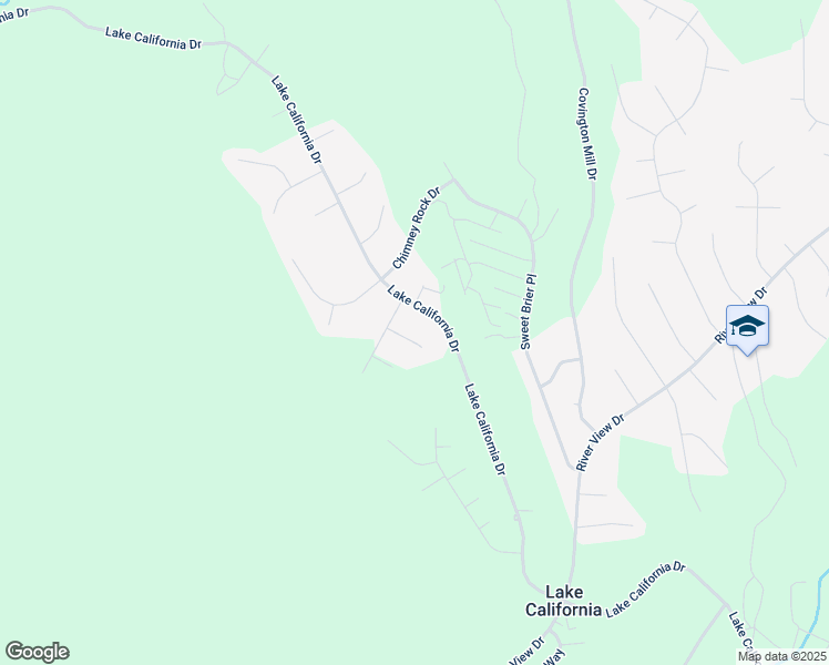 map of restaurants, bars, coffee shops, grocery stores, and more near 20327-20399 Lake California Drive in Cottonwood