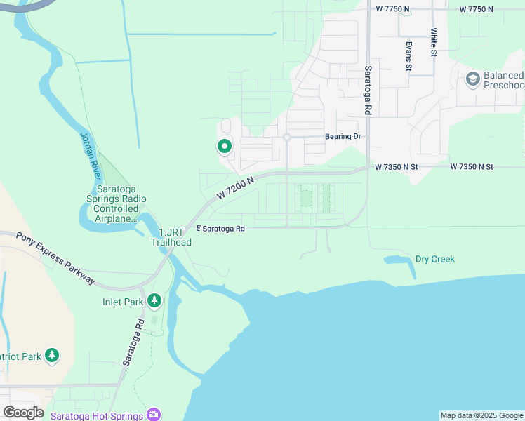 map of restaurants, bars, coffee shops, grocery stores, and more near 27 North Carpenter Lane in Saratoga Springs