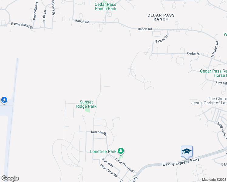 map of restaurants, bars, coffee shops, grocery stores, and more near 2070 East Jake Ryan Circle in Eagle Mountain