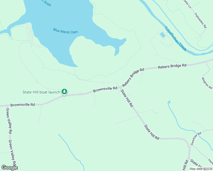 map of restaurants, bars, coffee shops, grocery stores, and more near 515 Brownsville Road in Sinking Spring