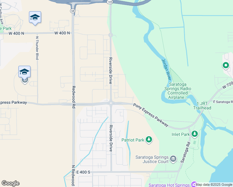 map of restaurants, bars, coffee shops, grocery stores, and more near 45 Bear River Road in Saratoga Springs