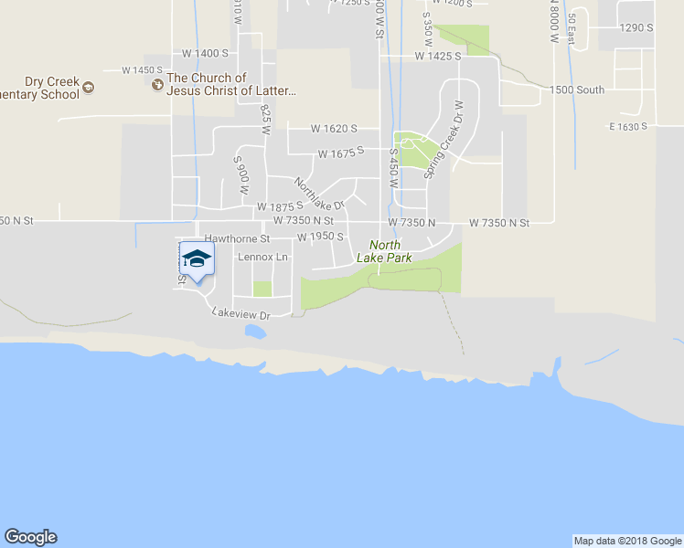 map of restaurants, bars, coffee shops, grocery stores, and more near 593 Lakeview Drive in Lehi