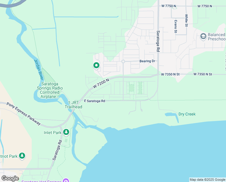 map of restaurants, bars, coffee shops, grocery stores, and more near 43 North Carpenter Lane in Saratoga Springs
