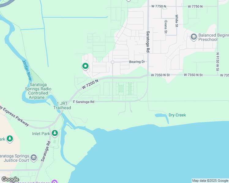 map of restaurants, bars, coffee shops, grocery stores, and more near 41 North Voyager Lane in Saratoga Springs