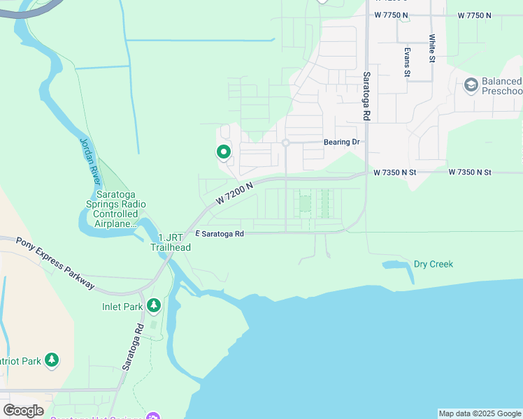 map of restaurants, bars, coffee shops, grocery stores, and more near 49 North Carpenter Lane in Saratoga Springs