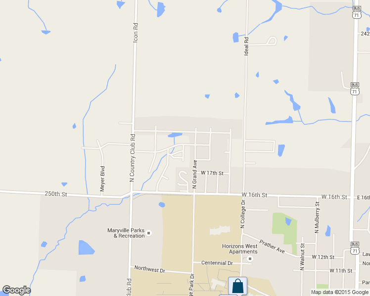 map of restaurants, bars, coffee shops, grocery stores, and more near 1212 Fox Rd in Maryville