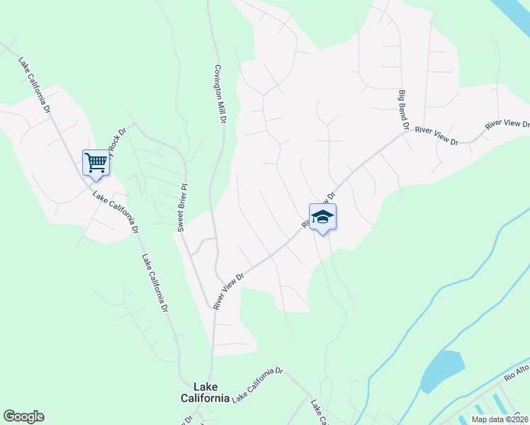 map of restaurants, bars, coffee shops, grocery stores, and more near 19597 Feather Falls Place in Cottonwood