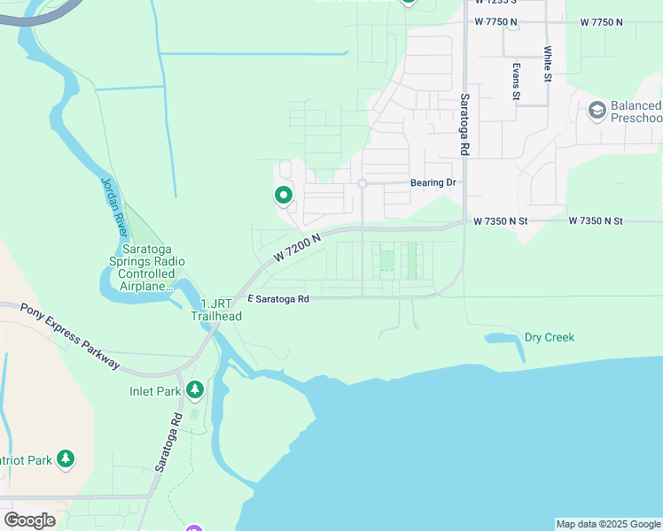 map of restaurants, bars, coffee shops, grocery stores, and more near 53 North Carpenter Lane in Saratoga Springs