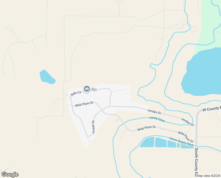 map of restaurants, bars, coffee shops, grocery stores, and more near 2697 Kyle Circle in Loveland