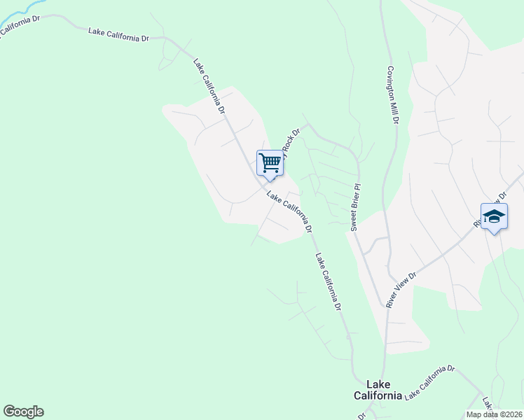 map of restaurants, bars, coffee shops, grocery stores, and more near 19589 Prospect Peak Court in Cottonwood