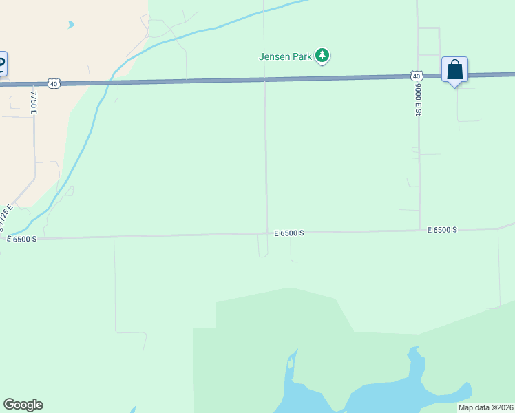 map of restaurants, bars, coffee shops, grocery stores, and more near 6450 South 8500 East in Jensen