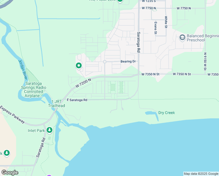 map of restaurants, bars, coffee shops, grocery stores, and more near 64 North Drydock Row in Saratoga Springs