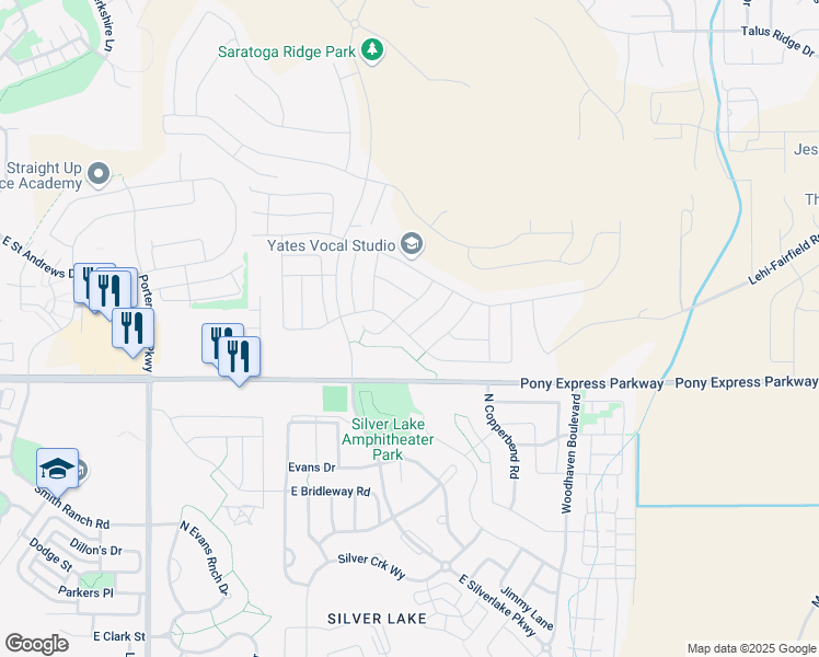 map of restaurants, bars, coffee shops, grocery stores, and more near 87 Foxmoor Way in Saratoga Springs