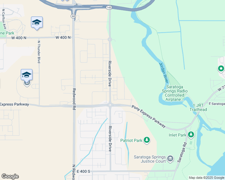 map of restaurants, bars, coffee shops, grocery stores, and more near 144 Harker Creek Street in Saratoga Springs