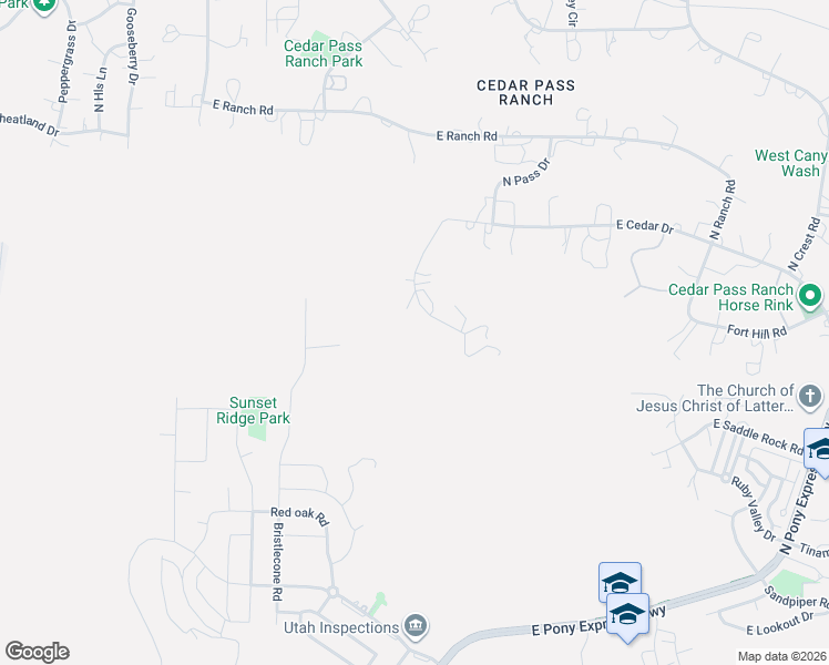 map of restaurants, bars, coffee shops, grocery stores, and more near 2232 Cedar Drive in Eagle Mountain
