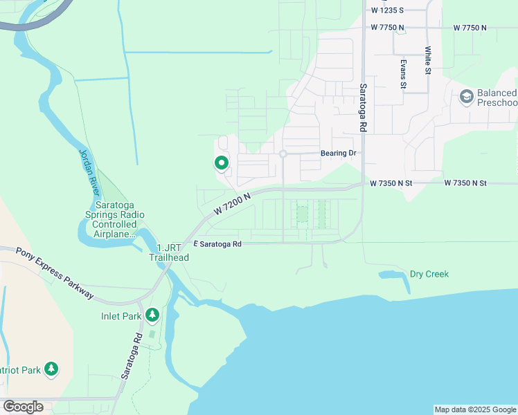 map of restaurants, bars, coffee shops, grocery stores, and more near 83 North Carpenter Lane in Saratoga Springs