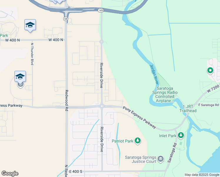 map of restaurants, bars, coffee shops, grocery stores, and more near 98 Bear River Road in Saratoga Springs
