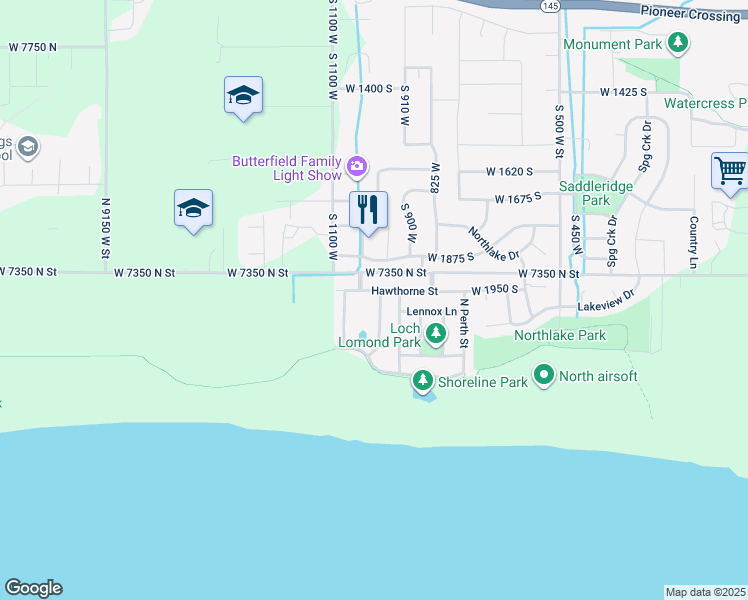 map of restaurants, bars, coffee shops, grocery stores, and more near 102 Archmore Street in Saratoga Springs