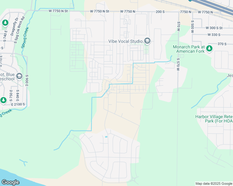 map of restaurants, bars, coffee shops, grocery stores, and more near 703 South 850 West in Highland