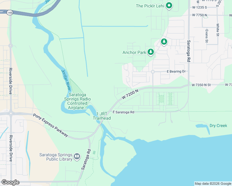 map of restaurants, bars, coffee shops, grocery stores, and more near East Seaside Street in Saratoga Springs