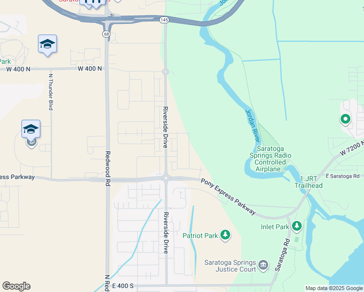 map of restaurants, bars, coffee shops, grocery stores, and more near 110 Bear River Road in Saratoga Springs