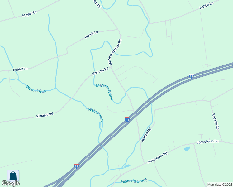 map of restaurants, bars, coffee shops, grocery stores, and more near 397 Manada Bottom Road in Grantville