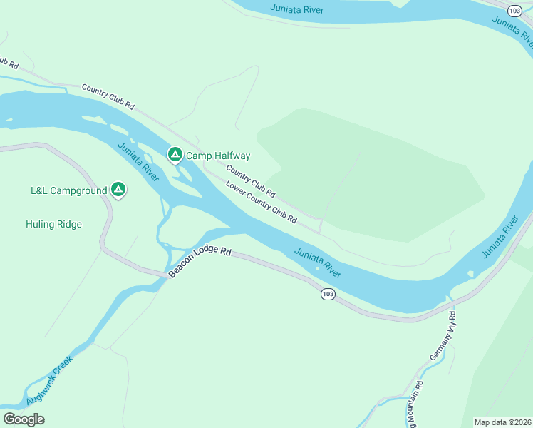 map of restaurants, bars, coffee shops, grocery stores, and more near 118 Lower Country Club Road in Mount Union