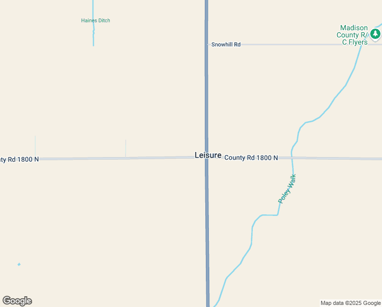 map of restaurants, bars, coffee shops, grocery stores, and more near 9092 West 1800 North in Elwood